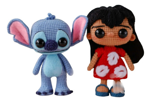 Patrón Muñecos Amigurumis Lilo Y Stich A Crochet