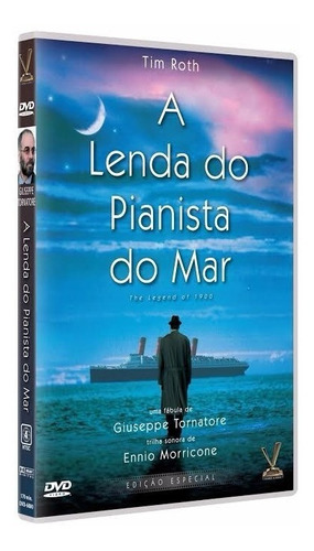 A Lenda Do Pianista Do Mar - Dvd - Tim Roth - Tornatore