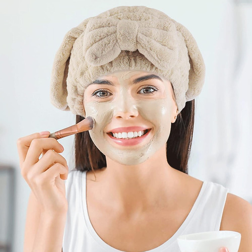 Aevbsoy 2 Pack Gorro De Microfibra Para Secar El Pelo...