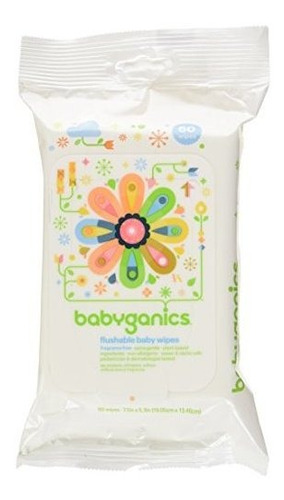 Toallitas Desechables Para Bebes Babyganics, Sin Fragancia, 