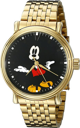 Disney Mickey Mouse Reloj Analógico De Cuarzo Para Hombre