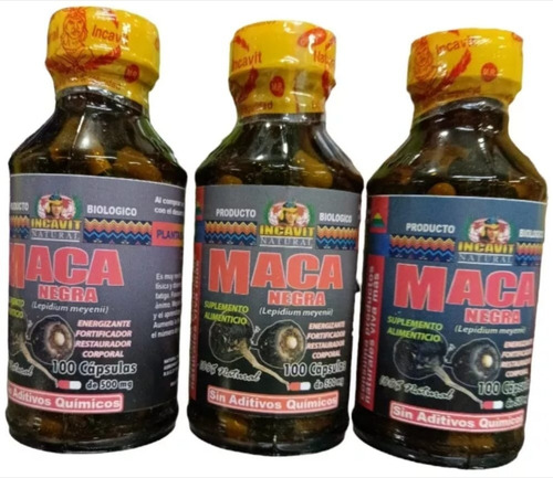 Maca Negra Capsulas, Pack De 5  Botellas 