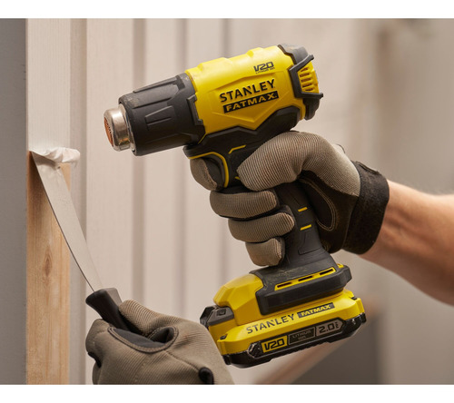 Soprador Térmico De Ar Scx530 + 1 Bat 4ah + Carreg. Stanley Cor Amarelo