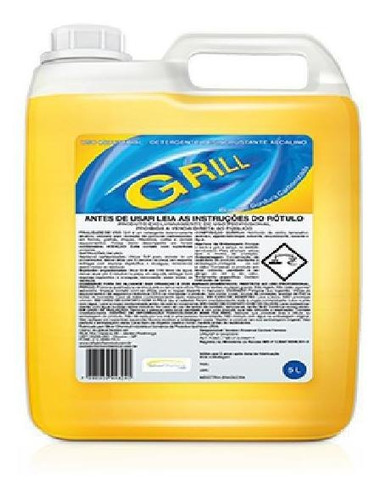 Detergente Grill Silver Chemical Desincrustante concentrado 5l