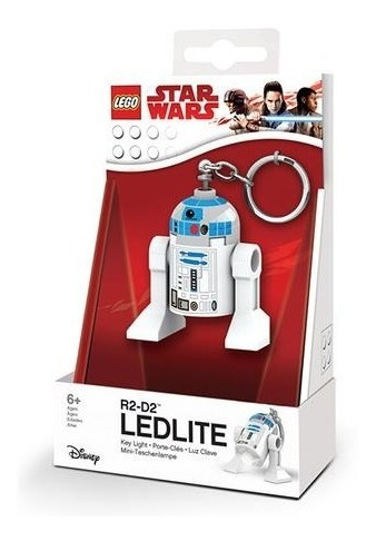 Llavero Con Luz Led Lego R2-d2 Star Wars Keychain Original