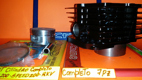 Imagen 2 de 4 de Kit Cilindro Original Completo Tx200 Speed200 Rkv200