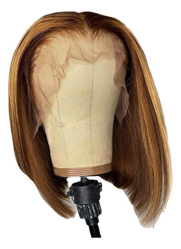 O Wig Fashion Center Para Mujer, Cabeza Dividida, Longitud D