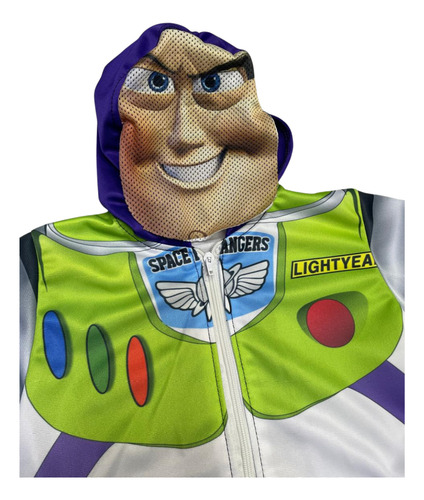 Pants De Buzz Lightyear Para Niño Conjunto Blanco Sublimado 6