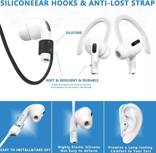 Para Airpod Pro/pro2 Fundas, Case Kit De Accesorios 14 En 1
