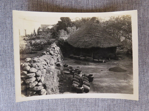 Fotografía Original Choza Indígena Mexico La Rochester 1920 