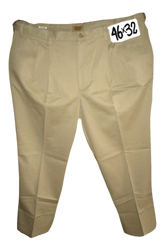 Pantalon Beige Vestir / Casual De Hombre Talla 46x32 Foundry
