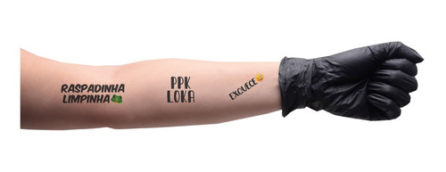 Imagem 2 de 4 de Tatuagem Intima Temporária Senta Danada 10 X 15cm Sedux