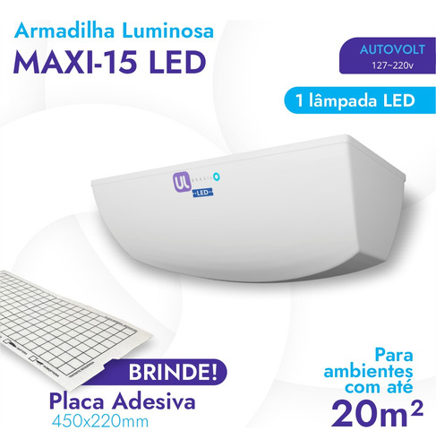 Armadilha C/ Lâmpada Uv-a Atrai Mosca Varejeira