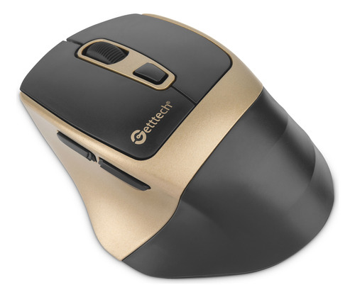 Mouse Ergonómico Getttech 1600dpi Óptico Bluetooth 2.4g