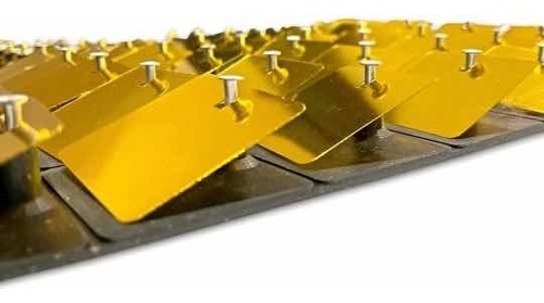 Imagen 6 de 10 de Shimmer Wall Panel Pared Cortina 30x30 Cms Oro X 2 Unidades