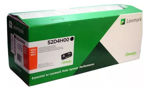 Tóner Lexmark Original 52d4h00 Negro Alto Rendimiento