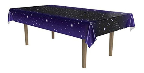 Mantel Para Fiestas Con Diseño De Noche Estrellada 1 Unidad