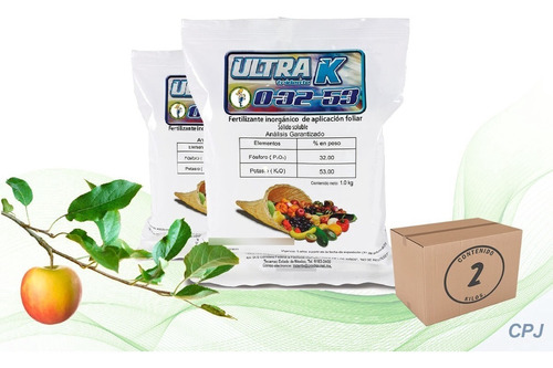 Ultra K Alto En Potasio Nutriente Foliar Tridente 2 Kg S