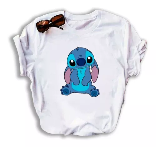 Camiseta Feminina Lilo E Stitch Tshirt Stitch Triste 23