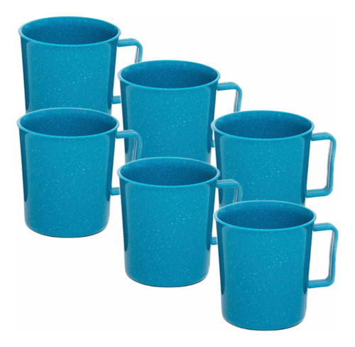 Tazas Para Cafe De Polipropileno Parece Pocillo Peltre 6pz