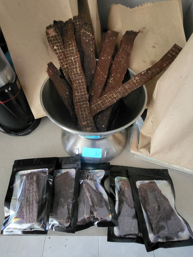 Carne Seca 1 Kilogramo De Res 100% Picante Y Salada