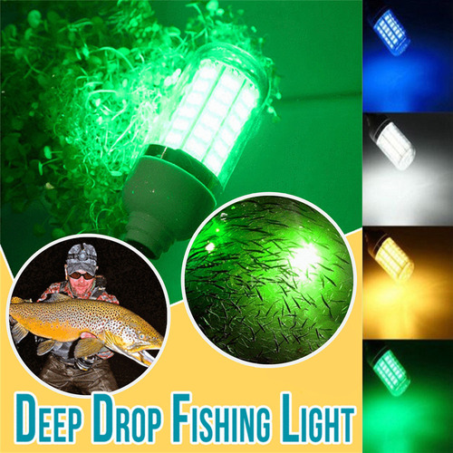 A A Luz De Pesca Deep Drop, 12 V, Led, Cebo, Luz For Pescar