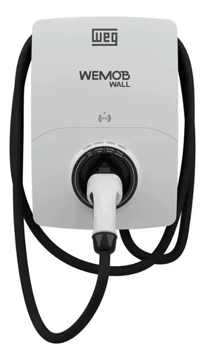 Estação de Recarga Carros Elétricos WEG Wemob Wall 7,68kw 100-220V