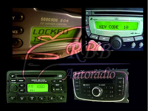 Imagen 1 de 4 de Desbloqueo Estereo Ford Error Lock,code Lock,lock10,lock13