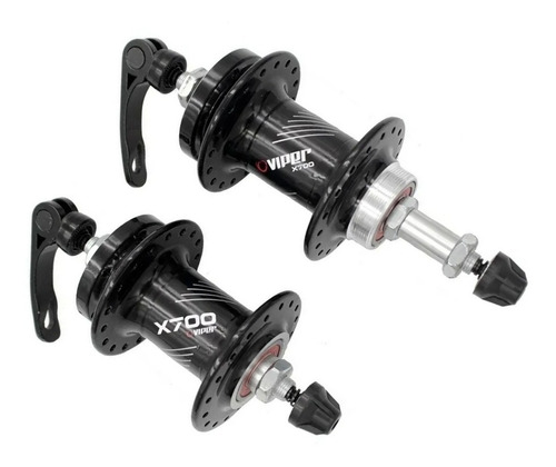 Cubo Bike Viper Alum Rolamento Rosca 36f Disco 6 Parafusos 