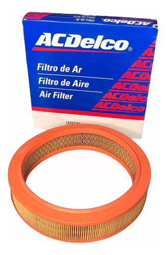 Filtro Ar Acdelco Original Gurgel X12 1.6 8v Ar Gasolina 85