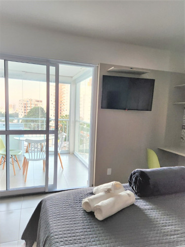 Lindo Studio Localizado Na Vila Mariana, Moderno E Com Varanda