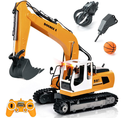 Double E Excavadora Rc Completa Funcional Con Pala Metálica