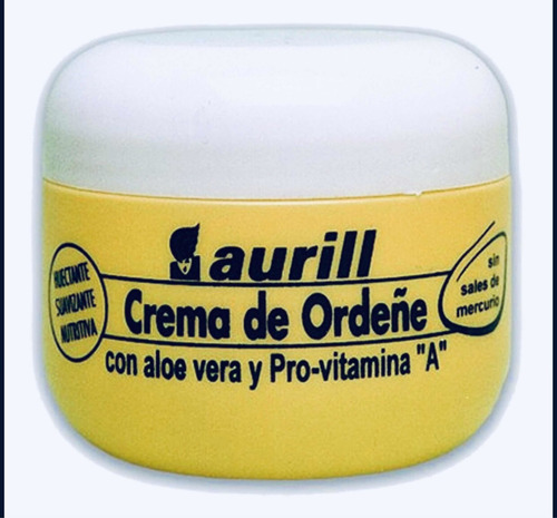 Aurill - Crema De Ordeñe - Alantoina + Aloe Vera -250 Grs.!