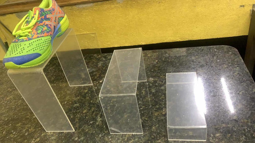 Expositor Para Calçados. Trio Escadinha. 5 Kits = 15 Peças