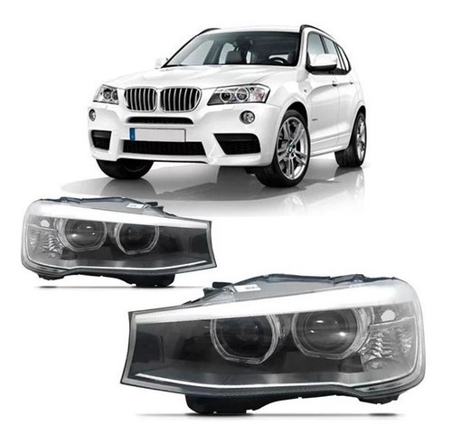 Farol Dianteiro X3 13/ 14/ 15/ 16 Elétrico Com Led Drl Tyc