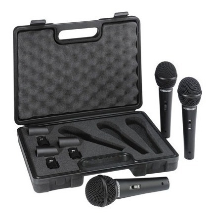 Imagen 2 de 5 de Behringer Xm1800s Juego De 3 Micrófonos Con Estuche Full