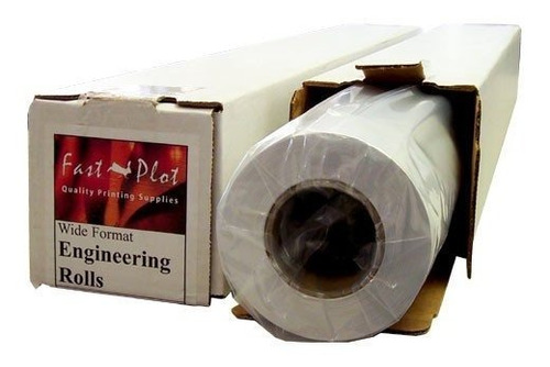 20 Lb. Bond Plotter Paper 92 Bright 36  X 300' 2  Core - 4 R