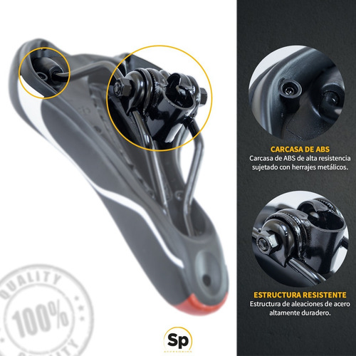Imagen 7 de 10 de Asiento Sp Bkes Para Bicicleta Universal Con Broche