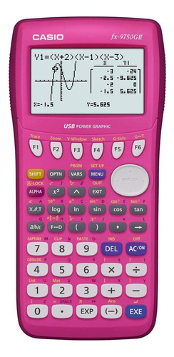 Calculadora Graficadora Casio Fx-9750gii, Rosado