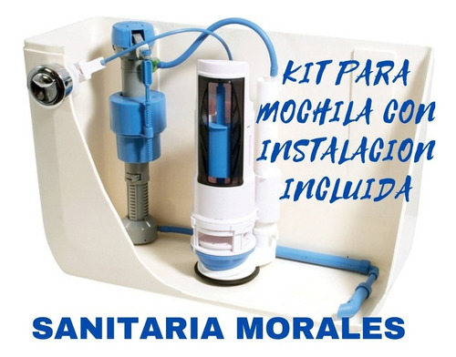 Cambio De Kit Completo Para Cisternas Mochilas Roca 