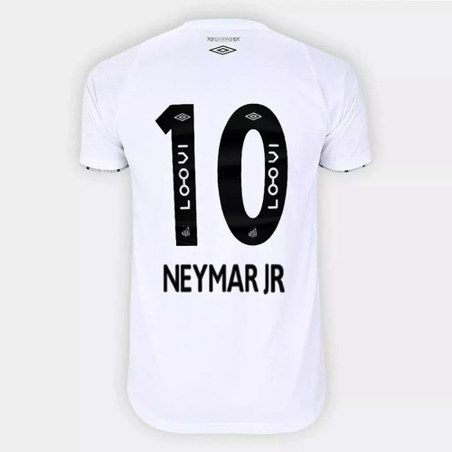 Camisa Santos Branca 24/25 Oficial - Neymar Jr - 10
