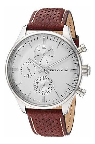 Vince Camuto Reloj De Pulsera Para Hombre Correa De Piel Col