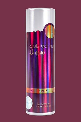 Armaf Club De Nuit Untold Edp 10ml Spray Mujer Viaje