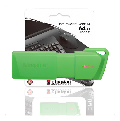 Pen Drive Kingston 64gb Datatraveler Exodia M 64gb/dtxm 3.2