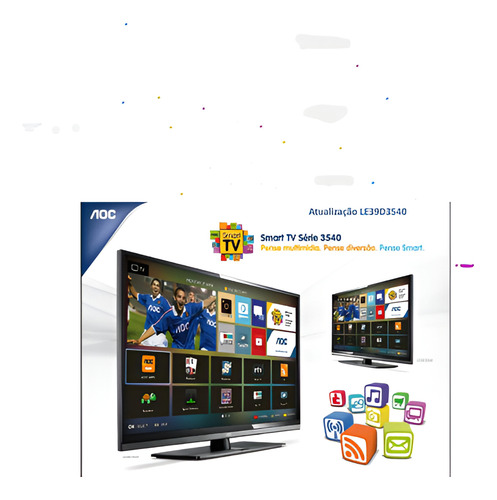 Atualização De Software Firmware Tv Aoc Le39d340