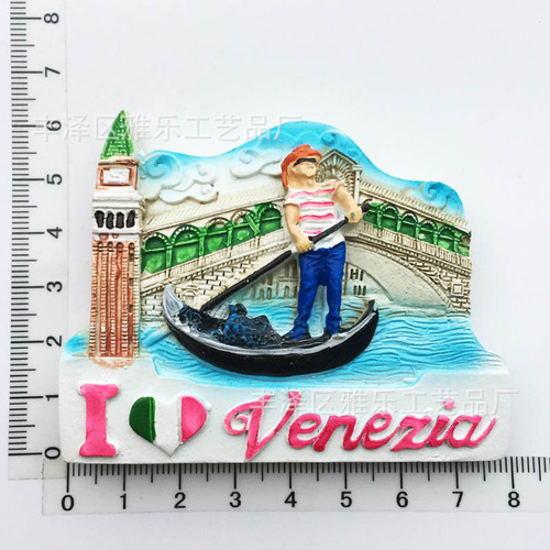 Imán De Souvenir De Italia Venecia Para Nevera