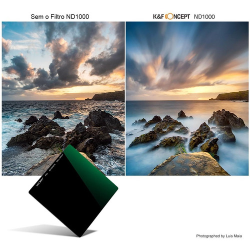 Imagem 5 de 7 de Filtro Nd1000 100x100mm + Suporte + Nd Graduado Gnd8 0.9 Kf