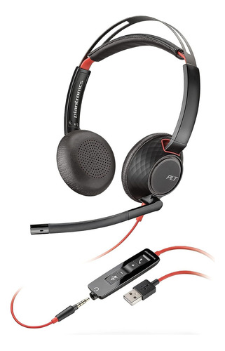 Diadema Usb Plantronics Poly C5220 Microfono Con Cancelacion