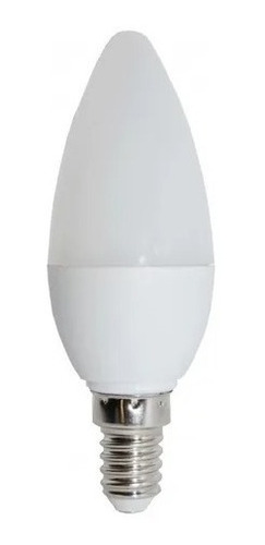 Lampara Led Vela 6w E14 Luz Blanca Fria Nova - Pack 10u