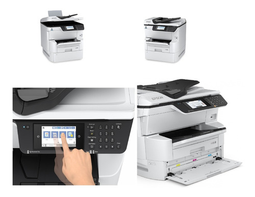 Epson Impresora Workforce Pro C878r Mfp Red Wifi Dúplex